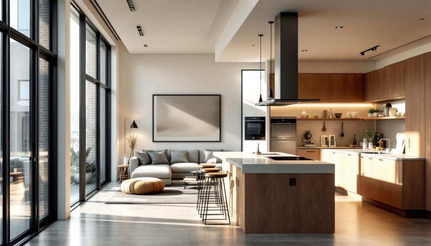 Optimiser l'espace dans une cuisine ouverte pour plus de convivialité